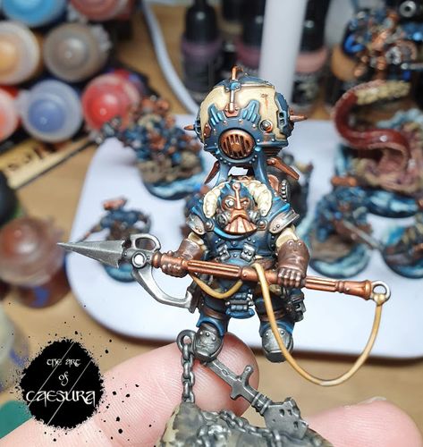 Warhammer Dwarfs, Kharadron Overlords, Door Fridge, Warhammer Figures, Warhammer Paint, Miniature Models, Warhammer Aos, Painted Miniatures, Game Workshop