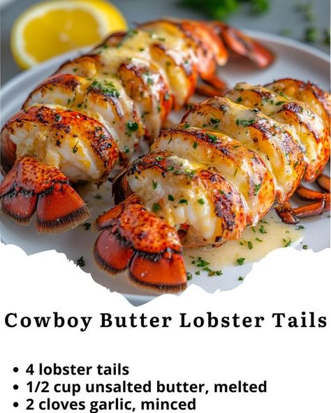 Butter Lobster, Cowboy Butter, Adult Lunchables, Lobster Dishes, Lobster Recipes Tail, Seafood Boil Recipes, Meal Planning Menus, Best Seafood Recipes, Lobster Recipes