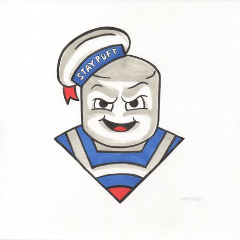 Stay Puffed Marshmallow Man, Stay Puffed Marshmallow Man Costume, Stay Puft Marshmallow Man Costume, Ghostbusters Sketch, Stay Puft Marshmallow Man, Stay Puff, Ghostbusters Logo, Stay Puft, Muffin Man