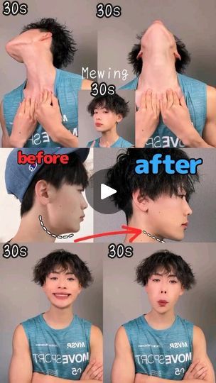 Big Eyes Exercise, Get A Sharp Jawline, Sharp Jawline, Face Workout, Anti Aging Massage, Your Face, Yoga Information, Wedding Makeup Bride, Face Yoga Facial Exercises