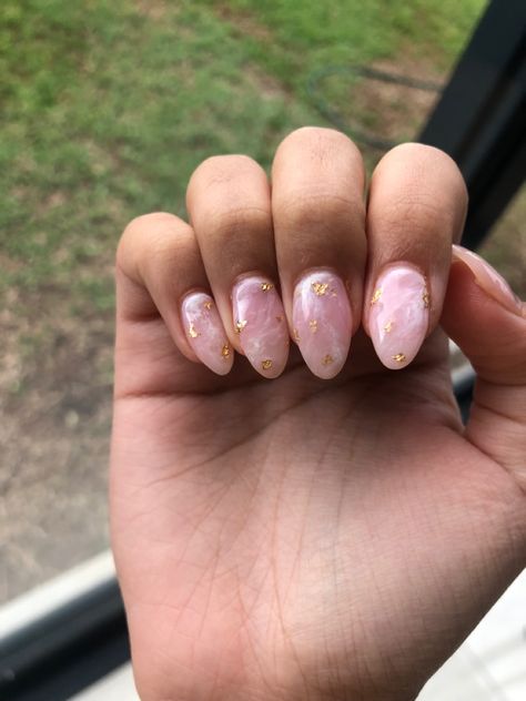 Gold Specks Nails, White Nails With Gold, Moon Nails, Acrylic Nail Art, Gold Nails, White Stone, White Nails, Pretty Nails, Acrylic Nails