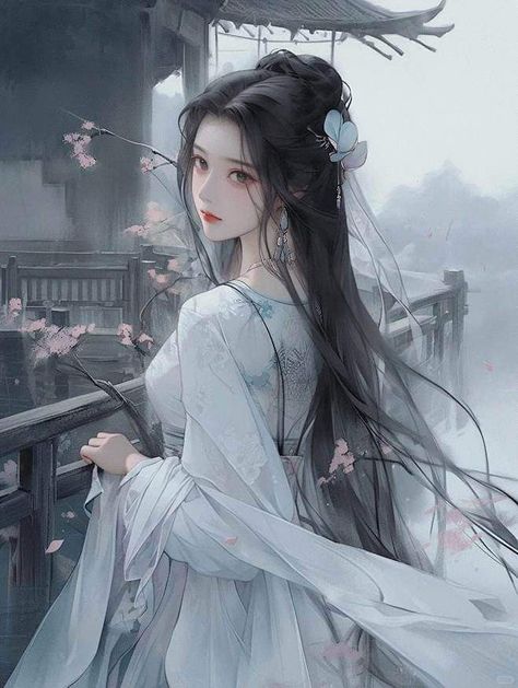 Chinese Anime Woman, Fairytale Aesthetic, Fantasy Couples, Chinese Art Girl, Love Quotes Wallpaper, Digital Art Girl, Asian Style, Anime Outfits, Chinese Art