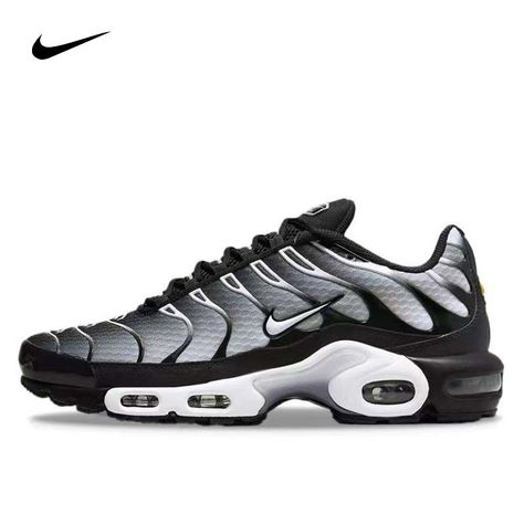 Nike Air Max Plus Outdoor Sneakers Fashion Casual Shoes Men and Women Running Shoes Nike Air Max Plus Black, Nike Tn, Women Running Shoes, Orange Camo, Air Max 98, Tenis Nike, Air Max Plus, Nike Air Max Plus, Triple Black