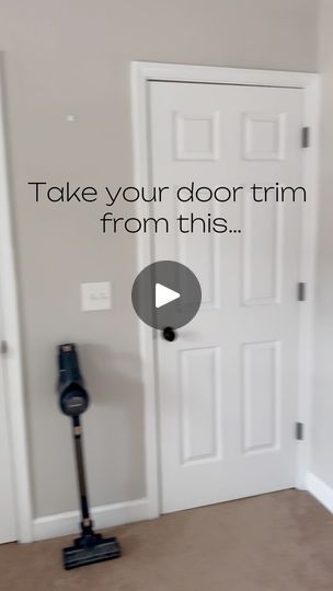 180K views · 8.2K reactions | DIY door trim tutorial This is a super simple way to update the trim around your doors and windows if you’re wanting a more custom look! It’s cost efficient, uses only straight, simple cuts, and is easy to install making this a beginner friendly DIY project! #diy #diyprojects #diytrim #doortrim #simplediy #beginnerfriendly #beginnerdiy #budgetfriendly #diytutorial #tutorials #homeprojects #roommakeover #craftsmanstyle #diyhome #diyhomeprojects #beforeandafterhomeedition #beforeandafterhome #bedroomideas #homeupdates #homeupgrades #simpletutorial DIY, simple diy projects, home updates, door trim tutorial, beginner diy, budget friendly, home improvement | Katie Sharpe | DIY Tutorials | Home Decor | Interior Design | Jon Mero & LÒNIS · Feels This Good Diy Door Trim, Door Casing Ideas, Door Trim Ideas, Hallway Doors, Diy Interior Doors, Simple Diy Projects, Modern Interior Door, Home Updates, Inside Doors