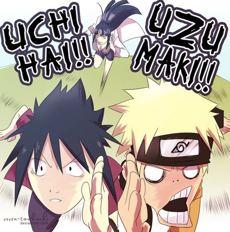 Naruto Sd, Nerdy Tattoos, Naruto Y Hinata, Naruto Fanart, Artist Humor, Kushina Uzumaki, Naruto And Hinata, Naruto Cute, Naruto Funny