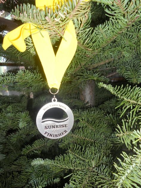 Race Medal Ornaments Revisited | Chasing My Joy Bib Ideas, Race Medals, Race Medal, Race Bibs, Ultra Runner, My Joy, Medal Hanger, I Work Out, The Race