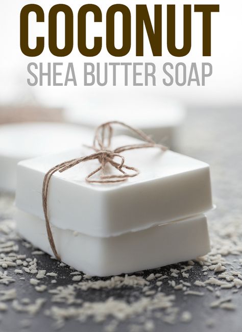 Shea Butter Soap Recipe, Savon Diy, Diy Soap Recipe, Săpunuri Handmade, Handmade Soap Recipes, Coconut Soap, Soap Making Recipes, Bar Of Soap, Soap Making Supplies