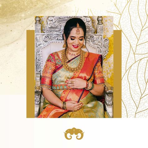 A woman glows when she is carrying life and truly looks divine. Our mother-to-be looks like a vision in gold on her baby shower as she prepares to bring life into this world while adorned in jewellery from Gajraj Jewellers.  . #Gajraj #GajrajJewellers #inspired #heritage #royal #regal #jewellery #gold #diamonds #weddinglook #weddinginspiration #wedding #weddingcollection #bigfatindianwedding #southindianweddings #southindianbrides #fairytale #beauty #beautiful #bridesofkarnataka #southindianbrid Gajraj Jewellers, South Indian Weddings, Big Fat Indian Wedding, Jewellery Gold, South India, Wedding Looks, This World, Fairy Tales, A Woman