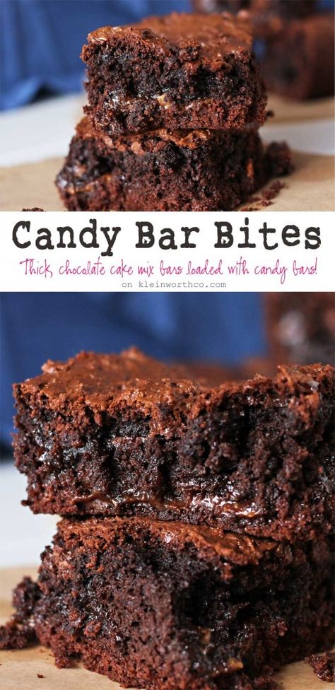 Cake Mix Brownies, Bar Bites, Milkshake Recipe Chocolate, Simple Cake, Mug Recipes, Bar Recipes, Cookie Bar Recipes, Chocolate Cake Mixes, Cake Mix Recipes