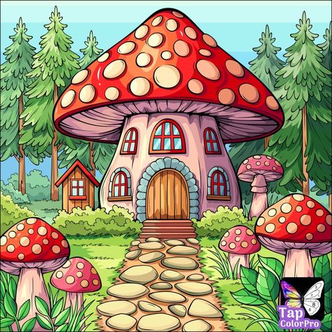 Minecraft mushroom house