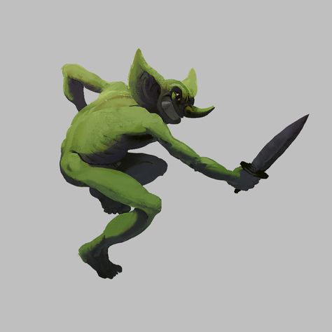 Goblin - Goblin Goblin Cartoon, Fantasy Races, Grinch, Animals, Quick Saves