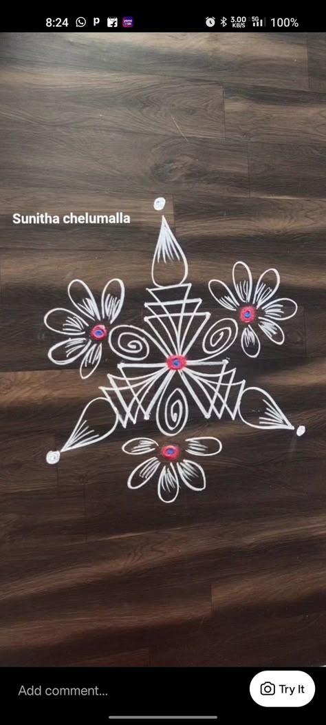 New Year Rangoli Easy, Rangoli Designs For Pongal, Pongal Rangoli Design, Diy Rangoli, Paneer Snacks, Margali Kolam, Pongal Rangoli, Simple Art Designs, Daily Muggulu