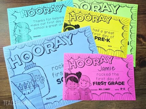 First Day Of School Certificate, Preschool First Week, First Day First Grade, Kindergarten Awards, Kindergarten Certificates, Preschool Certificates, School Agenda, School Certificate, Preschool First Day