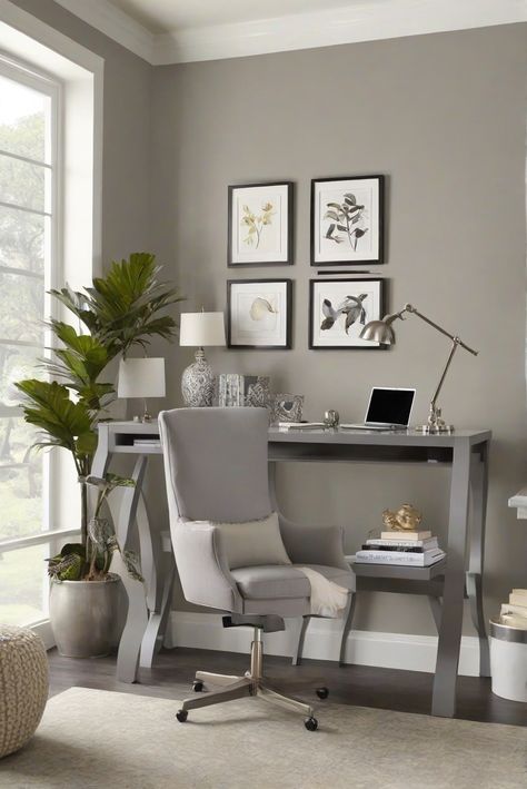 Discover how Worldly Gray can create a harmonious ambiance in your workspace, striking a perfect balance between tranquility and focus. Join us for a daily interior designer routine! #Ad #homedecor #homedesign #trendgirlApartment #Painthome #interiorarchitecture Wall Colors Green Room Colors
Bright Room office Colors
Apartment Renovation
Home office Remodeling
Modern Paint Colors
2024 Green Room Colors, Worldly Gray, Modern Paint Colors, Boho Apartments, Grey Office, Girl Apartment, Grey Accent Wall, Glamorous Decor, Girly Apartment Decor