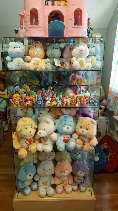 Old Care Bears, Care Bear Collection, Friends Room, Childhood Memories 80s, Care Bears Vintage, Collection Room, 80s Stuff, Care Bears Plush, Care Bears Cousins