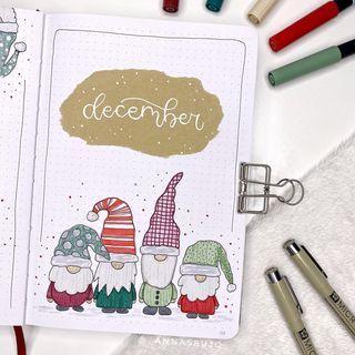 December Front Page, December Cover Page, December Bujo, Journal Sample, Bullet Journal Christmas, Bullet Journal Work, December Bullet Journal, Bullet Journal Month, Watercolor Calendar