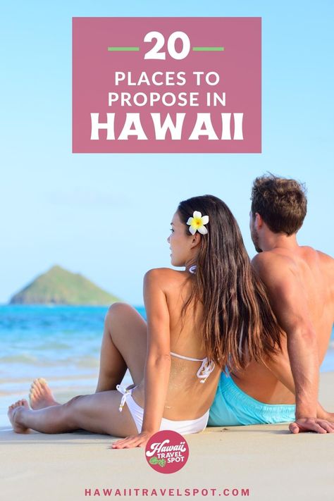 Experience a picture-perfect moment and propose in Hawaii's breathtaking natural beauty. From golden sunsets on the beach to lush tropical gardens, discover the most romantic spots on the islands to pop the question. Let Hawaii's stunning scenery and aloha spirit create an unforgettable proposal story. We've got all the best Hawaii proposal spots on Maui, Oahu, Kauai, and the Big Island. Start planning your dream Hawaii engagement now! Hawaii Proposal, Places To Propose, Hawaii Trip Planning, Proposal Spots, Best Places To Propose, Kauai Travel, Life In Paradise, Hawaii Engagement, Hawaii Real Estate