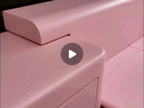 Zack ~ Vintage Slayer on Instagram: "1980's Postmodern Pink 'CandyLand' Queen Platform Bed Set   Not AI  Have desert, everyday 🍨 Soft, clean, friendly energy   10/10 Condition  Looks and Feels Brand New Damp Cloth will keep her clean for life. No hardware or tools needed, everything is very heavy and substantial; fits snugly together. Will take 2 strong people to assemble. Will absolutely steal your heart in person. Bases can be arranged so that there is no space underneath. Last frames show build.  Total Dimensions: 121W x 31H x 93D Mattress Space  63 x 82 x 13H Nightstands  27H x 28.5W x 22D  $4,000  Local delivery and nationwide shipping available for additional fee. Thanks for supporting the store - Zack 🤠" Postmodern Bedroom, Aesthetic Eye, Queen Platform Bed, Aesthetic Eyes, Bed Set, Postmodernism, Platform Bed, Bedding Sets, Bedding Set