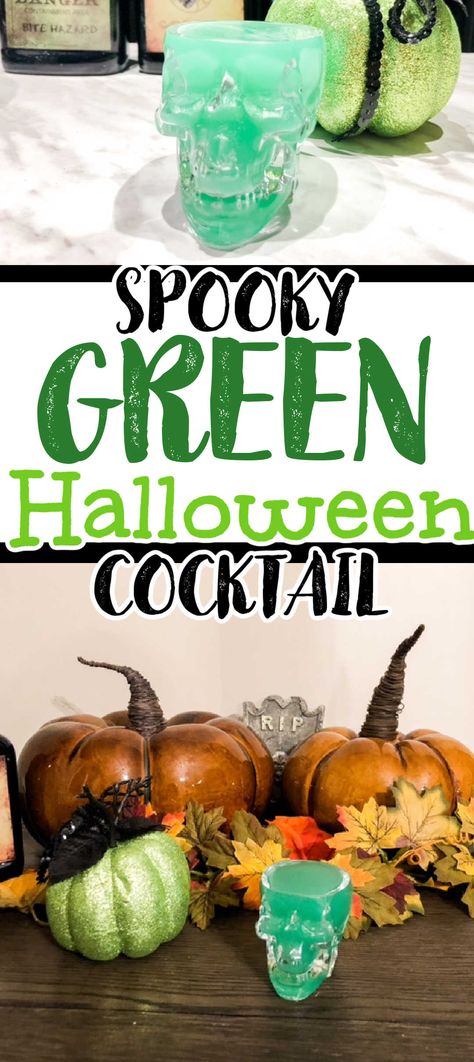 What screams spooky more than a green Halloween cocktail? This Frankenstein drink doesn't disappoint when it comes to frightful cocktail recipes. This is one of the best Halloween cocktail recipes I have found and it makes a great Halloween shot too Frankenstein Drink, Halloween Whisky, Jungle Juice Recipe, Zombie Cocktail, Halloween Punch Recipes, Fun Party Drinks, Green Punch, Halloween Shots, Halloween Party Drinks