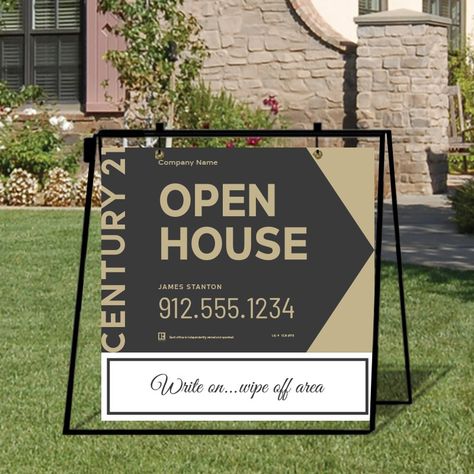 Open House Directional Signs, Open House Signs Real Estate, Realtor Marketing Gifts, Real Estate Yard Signs, Marketing Gifts, Open House Signs, Signage Signs, Real Estate Marketing Design, Marketing Gift