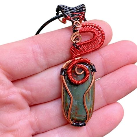 I just added a new item to eBay, Unique Bloodstone Wire Wrap Pendant Copper Wire Wrap Jewelry Crystal Necklace! #eBay #eBaySeller https://ebay.us/koK9ZJ Bloodstone Necklace, Energy Jewelry, Wire Wrap Jewelry Designs, Artisan Jewelry Necklaces, Handmade Crystal Jewelry, Wire Wrap Jewelry, Wire Wrap Pendant, Wrap Jewelry, Neck Jewellery