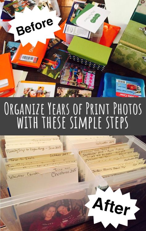 How To Organize Printed Photos, Organising Photos, Organization Photos, Organize Pictures, Photo Management, Photo Organization Storage, Organizing Photos, Photo Organizer, Digital Photo Organization