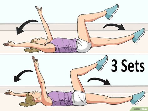 How to Do the Dead Bug Exercise: 9 Steps (with Pictures) - wikiHow Dead Bug Ab Exercise, Weight Chart For Men, Dead Bug Exercise, Physio Exercises, Standing Core Exercises, Wings Workout, Morning Stretches Routine, Stair Layout, Summer Body Workout Plan