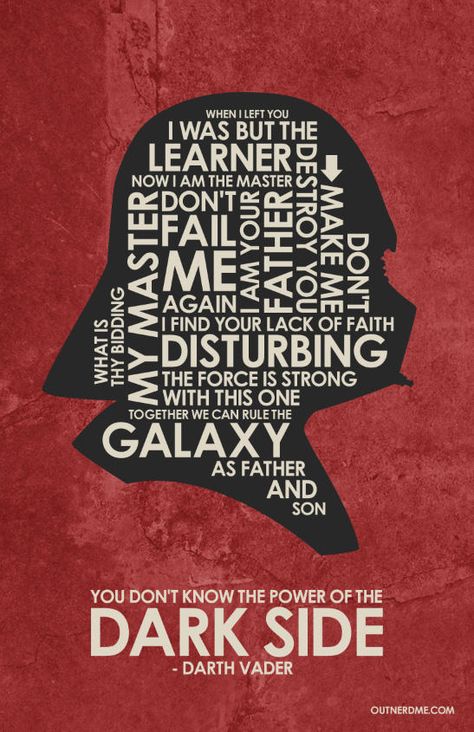 Darth Vader Movie, Darth Vader Quotes, Star Wars Canvas Art, Darth Vader Poster, Star Wars Painting, Star Wars Quotes, Quotes Poster, Vader Star Wars, Star Destroyer