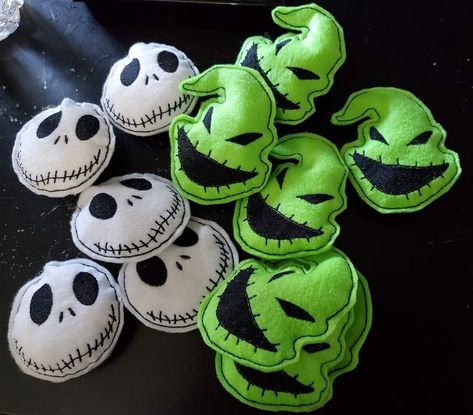 Other - Nightmare before Christmas ornaments | Halloween Forum The Nightmare Before Christmas Ornaments, Oogie Boogie Ornament Diy, Nightmare Before Christmas Diy Gifts, Nightmare Before Christmas Decor Diy, Jack Skellington Ornaments Diy, Nightmare Before Christmas Decorations For Christmas, Nightmare Before Christmas Ornaments Diy, Diy Nightmare Before Christmas Tree, Nightmare Before Christmas Decorations Xmas