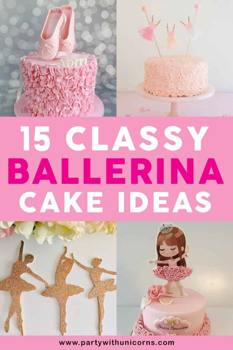 Are you making a Ballerina Birthday cake for your Ballerina birthday party? This list of 15 Ballerina Cake ideas will give you everything you need to make the perfect ballet cake for your little ballerina or dancer. Ballerina cake ideas | Ballerina Cakes | Easy Ballerina Cakes | Male Dancer Cake ideas | Ballerina Cake pops | Ballerina Cake Toppers | Ballerina Cake Pans #ballerina #ballerinacake Dancer Cake Birthday, Ballerina Cake Ideas, Ballerina Cake Pops, Dancer Cake, Ballerina Birthday Cake, Ballet Cake, Ballet Cakes, Tutu Cakes, Ballerina Cupcakes