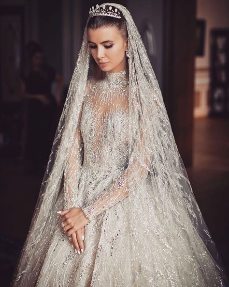 This Zuhair Murad wedding dress is out of this world. #wedding #bridal #weddingdresses #weddingdress #weddinggown #weddings #weddingfashion #bride #zuhairmurad Celestial Gown, Wedding Dresses Zuhair Murad, Zuhair Murad Dresses, Gown Inspiration, Wedding Robe, A Wedding Dress, Wedding Dress Couture, Bridal Fashion Week, Zuhair Murad