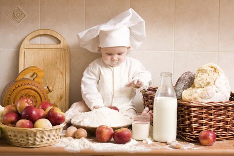 Food Wallpapers, Baby Chef, Baby Wallpaper, Baby Photoshoot, Finger Food, Food For Thought