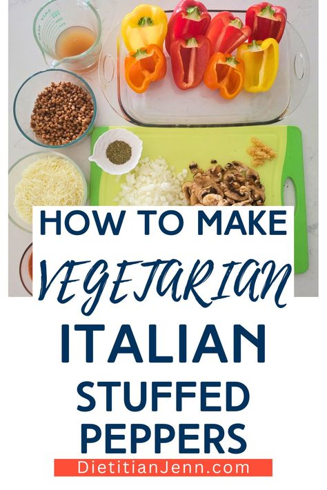 Looking for a meal that's packed with flavor and nutrition? 🌟  Try our Vegetarian Italian Stuffed Peppers! 🍅🌶️  They're bursting with colorful veggies, delicious herbs, and a creamy, cheesy filling that's 100% plant-based. 🌿😋  Your taste buds and waistline will thank you! 👌 Easy Stuffed Peppers Vegetarian, Veg Stuffed Peppers, Plant Based Stuffed Peppers, Healthy Vegetarian Stuffed Peppers, Vegetarian Stuffed Peppers Italian, Stuffed Peppers Vegetarian, Mexican Stuffed Peppers Vegetarian, Veggie Stuffed Peppers, Mushroom Spaghetti Sauce