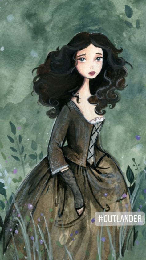 Claire Outlander Art Claire Outlander, Je Suis Prest, Outlander Fan Art, Outlander Quotes, Outlander Season 1, Novel Ideas, Whimsical Paintings, Sam And Cait, Claire Fraser