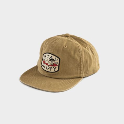 P&Co - Washed Sand Stay Slippy 6 Panel Cap - Provision & Co Mens Baseball Cap Outfit, Bucket Cap, Summer Cap, 6 Panel Cap, Women's Headwear, Mens Fashion Streetwear, Strapback Hats, Golf Outfit, Fitted Hats