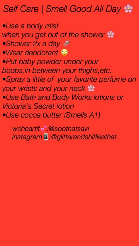 Smell Good All Day Tips, Smell Good Tips, Smell Good All Day, How To Smell Good, To Smell Good, Acne Face Wash, Baddie Tips, Face Acne, Healthy Routine