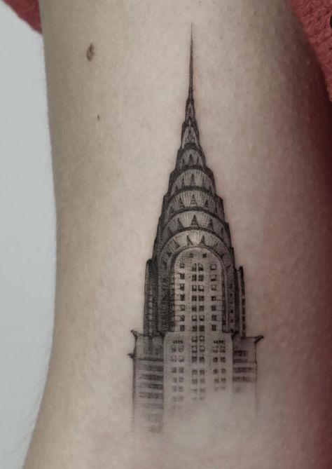 Sears Tower Tattoo, Building Tattoo, Plant Tattoos, Sears Tower, Plant Tattoo, Chrysler Building, Fine Line Tattoos, Tattoo You, Inspirational Tattoos