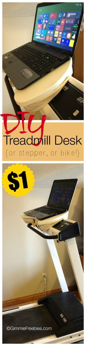 Diy Laptop Stand, Treadmill Desk, Healthy Office, Desk Workout, Biking Diy, Recumbent Bike, Desk Organization Diy, Diy Laptop, Rainy Day Crafts