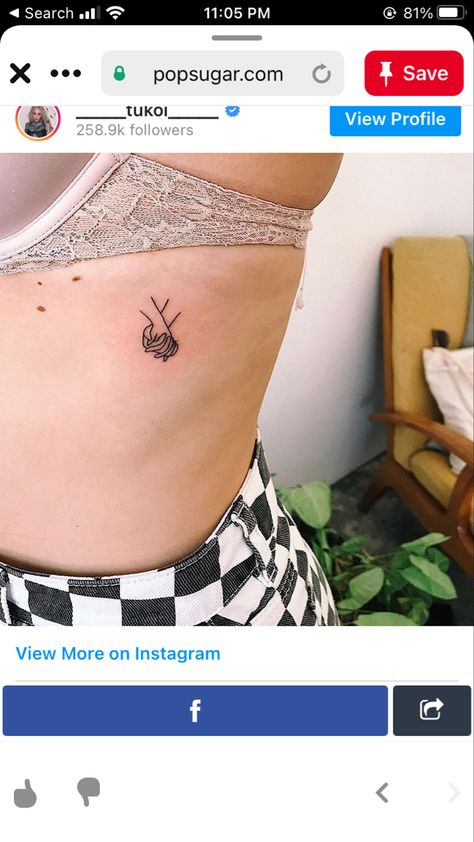 Bra Strap Tattoo, Hands Tattoo, Hold Hands, Bra Strap, Tattoo Placement, Bra Straps, Hand Tattoos, Triangle Tattoo, Flower Tattoo