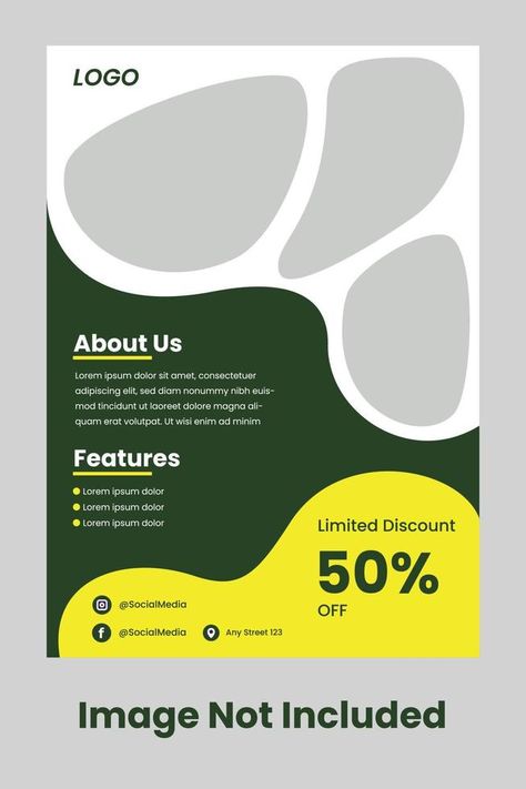 Organic Flyer Template Grpahic Design, Ad Layout, Flyer Design Layout, Flyer Layout, Shape Posters, Organic Pattern, Event Poster, Advertising Design, Natural Shapes