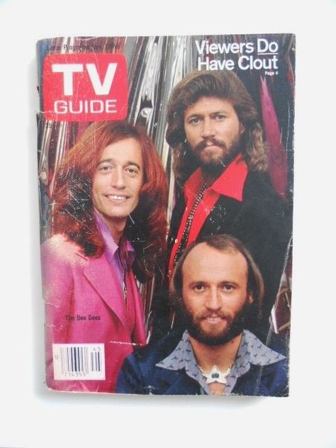 The Bee Gee's on T V Guide 1970's Tv Guide Covers, Tv Nostalgia, 80s Memories, The Bee Gees, People Pictures, Groovy 70s, Andy Gibb, Barry Gibb, Wonder Years