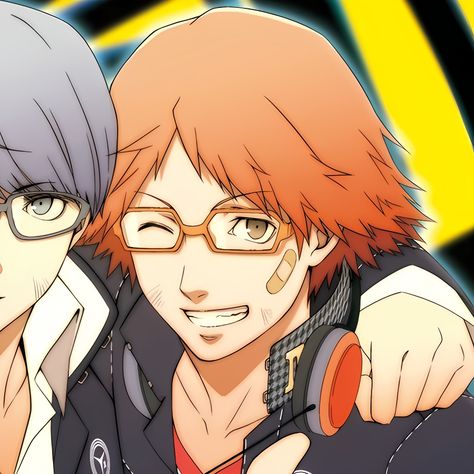 Yosuke X Yu, 4 Matching Icons, Yu Persona 4, Yosuke Hanamura, Persona 4, Matching Pfp, Matching Icons, Persona, I Love