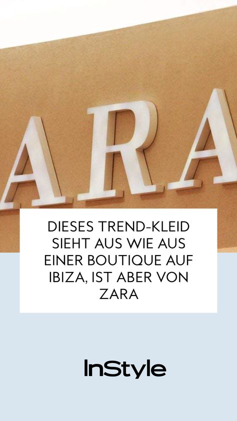 Das Ibiza-Kleid von Zara sieht aus, als hättest du es in einer kleinen Boutique auf der spanischen Insel geshoppt. Hier entdeckenFashion, Mode, Outfit, Styling Trend 2023, Outfit Styling, Winter Trends, Winter 2023, Ibiza, Zara, Boutique, Fashion Trends