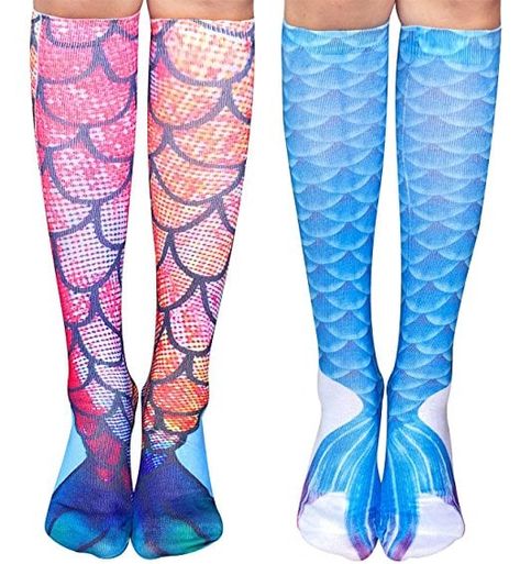 Oryer Mermaid Socks Mermaid Socks, Girls Mermaid Party, Mermaid Costume Diy, Costume Accessories Diy, Mermaid Halloween Costumes, Easy Diy Costumes, Mermaid Halloween, Mermaid Diy, Flip Flops Style