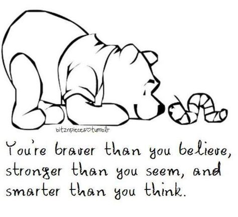 You Better Believe It | Quotes and Notes Brunch Quotes, Kids Quotes, Quotes Kids, Monthly Quotes, 50th Quote, Winnie The Pooh Quotes, Pooh Quotes, Disney Quotes, Stronger Than You