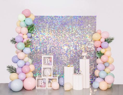 Introducing our exquisite Shimmer Wall Backdrop Panels, a must-have addition to any event or decor setup. With 24PCS of stunning sliver square sequins, these shimmering backdrop panels will transform any space into a mesmerizing and enchanting atmosphere. Designed with utmost attention to detail, our shimmer wall backdrop panels boast exceptional craftsmanship and premium quality. Each sequin is meticulously hand-stitched onto the fabric, ensuring a seamless and flawless finish. Wall Panel Backdrop, Panel Backdrop, Shimmer Wall Backdrop, Glitter Backdrop, Sequin Wall, Decor For Wedding, Backdrop Decor, Sequin Backdrop, Shimmer Wall