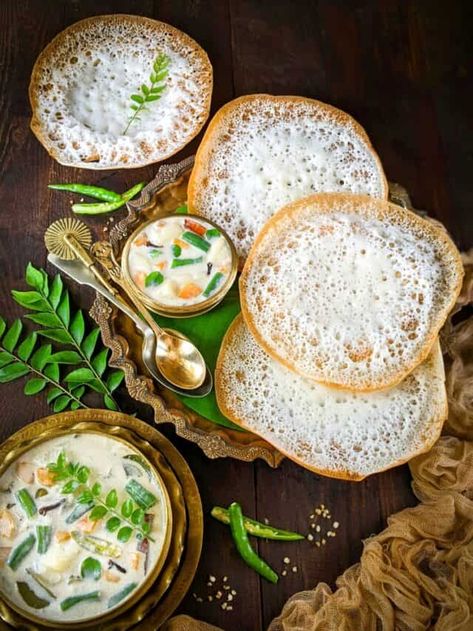 Kerala Food Photography, Dosa Recipes, Appam Recipe, Dosa Recipe, Kerala Food, Vegetarian Fast Food, Food Recepie, Foodie Food, Dress Ideas