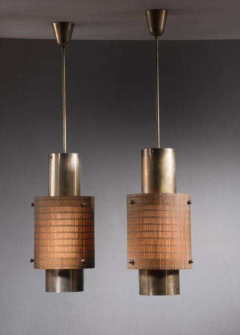 Paavo Tynell, Taito Oy, Finland, 1950's Fun Beauty Products, Wood Pendant Lamps, Paavo Tynell, It Goes On, Wood Pendant, Pendant Lamps, Wood Slats, Ceiling Pendant, Pendant Lights