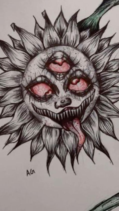 Scary Drawings, Trippy Drawings, Creepy Drawings, Arte Indie, Arte Grunge, Indie Drawings, Grunge Art, Dark Art Drawings, Dark Art Illustrations