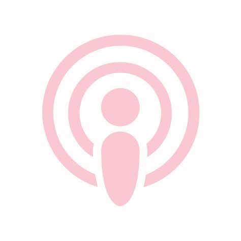 Podcast Pink Podcast Icon, Podcast Icon Aesthetic, Podcasts Icon, Podcast App Icon, Aesthetic Cherries, Podcast Icon, Preppy Phone, Whats On My Iphone, Apps Icon